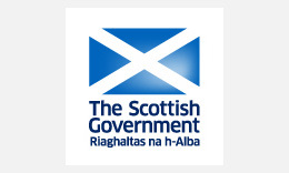 Scottish Government logo. The Scottish Government. Riaghaltas na h-Alba.